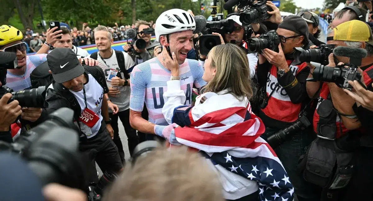 Oro puro: Brandon McNulty ganó el título mundial de ciclismo en ruta; Santiago Buitrago, destacado