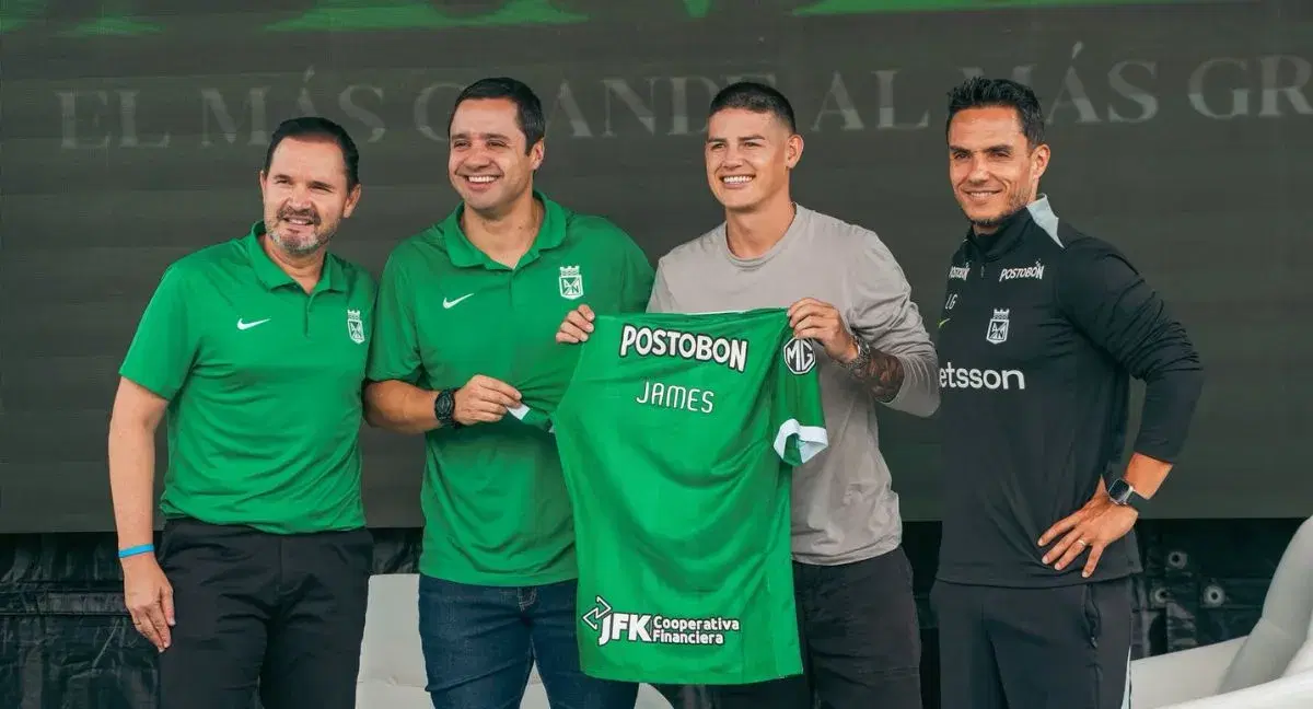 La comparación de James Rodríguez entre Nacional-Real Madrid y la pulla a Junior de Barranquilla