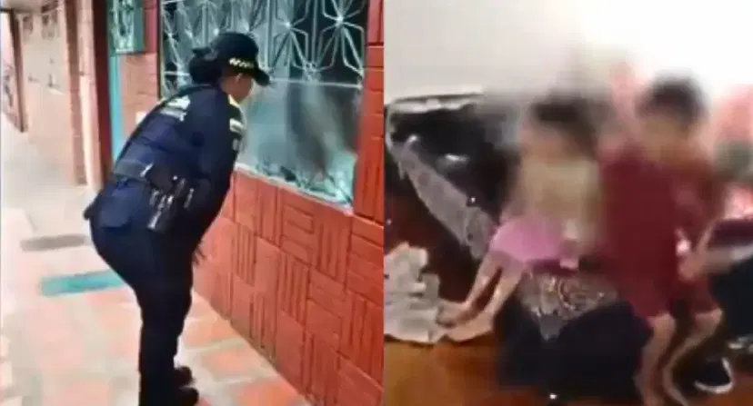 Otro caso de abandono de niños en Bogotá: dos hermanitos imploraban por ayuda desde una ventana