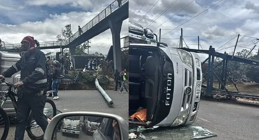 Accidente en la vía Bogotá-Mosquera Grave accidente hoy en la vía Bogotá-Mosquera genera fuerte congestión vial: así está la movilidad