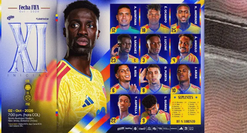 Aldair Quintana debuta con Colombia contra Paraguay en Harrison (Nueva Jersey). Alineación de Colombia vs. Paraguay: Aldair Quintana debuta en el arco y Lorenzo hizo cuatro cambios