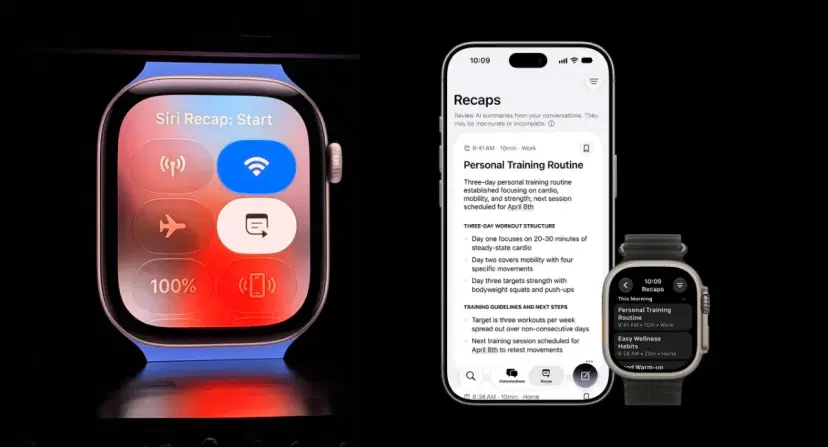 Apple Watch Series 12 estrena Siri Recap, la IA que resume conversaciones. Tu próximo Apple Watch podría escuchar tus conversaciones todo el día: así es Siri Recap