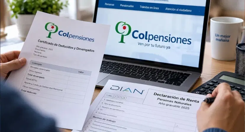 Certificado tributario de Colpensiones para la declaración de renta ¿Necesita el certificado de Colpensiones? Así lo puede obtener en pocos pasos para declarar renta