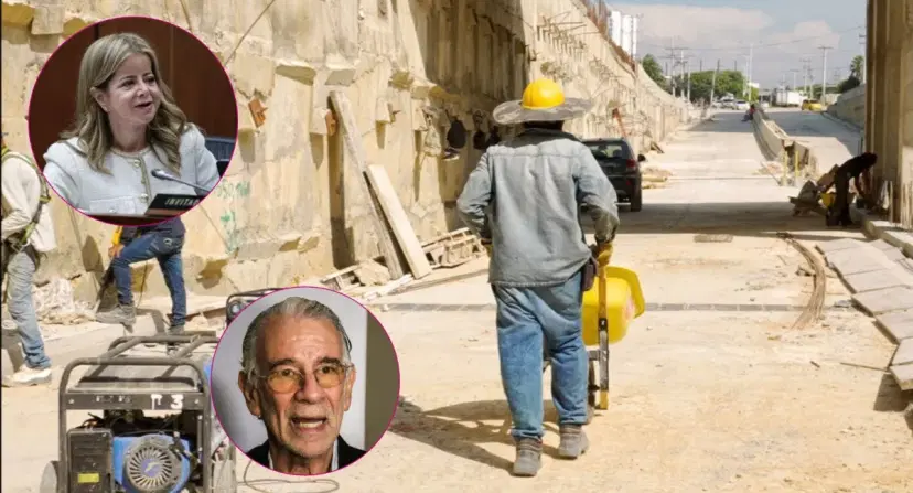 Elsa Noguera. Obra que adjudicó Elsa Noguera en el Atlántico acumula dos años de retrasos: costó $ 98.000 millones