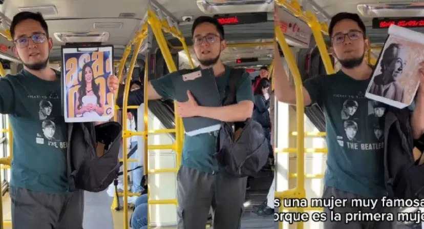 Experimento TransMilenio Video | ¿Reconocen más a influencers que a escritores? Experimento en TransMilenio generó debate
