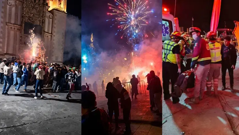 Explosión de pirotecnia en México dejó 10 muertos y cerca de 60 heridos. Fiestas patronales terminaron en tragedia en México, hay al menos diez muertos y más de 60 heridos