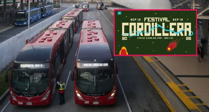 Festival Cordillera cierres y TransMilenio Festival Cordillera 2026: cierres, desvíos y rutas de TransMilenio para ir al parque Simón Bolívar