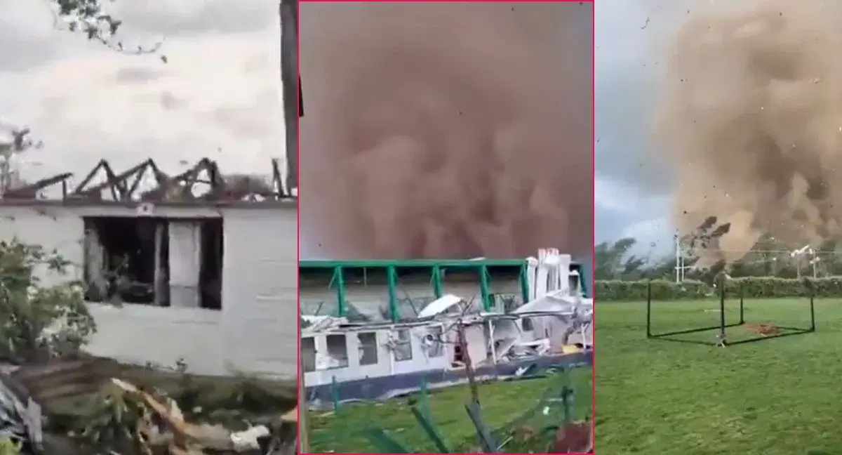 Impresionantes imágenes de tornado en Chile: destruyó los techos de varias viviendas Tornado en Chile: video muestra el inusual fenómeno que destruyó casas y un colegio