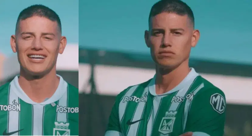 James Rodríguez y su primer mensaje a los hinchas de Atlético Nacional tras su fichaje. James Rodríguez ya habló como jugador de Atlético Nacional: este fue su primer mensaje a los hinchas
