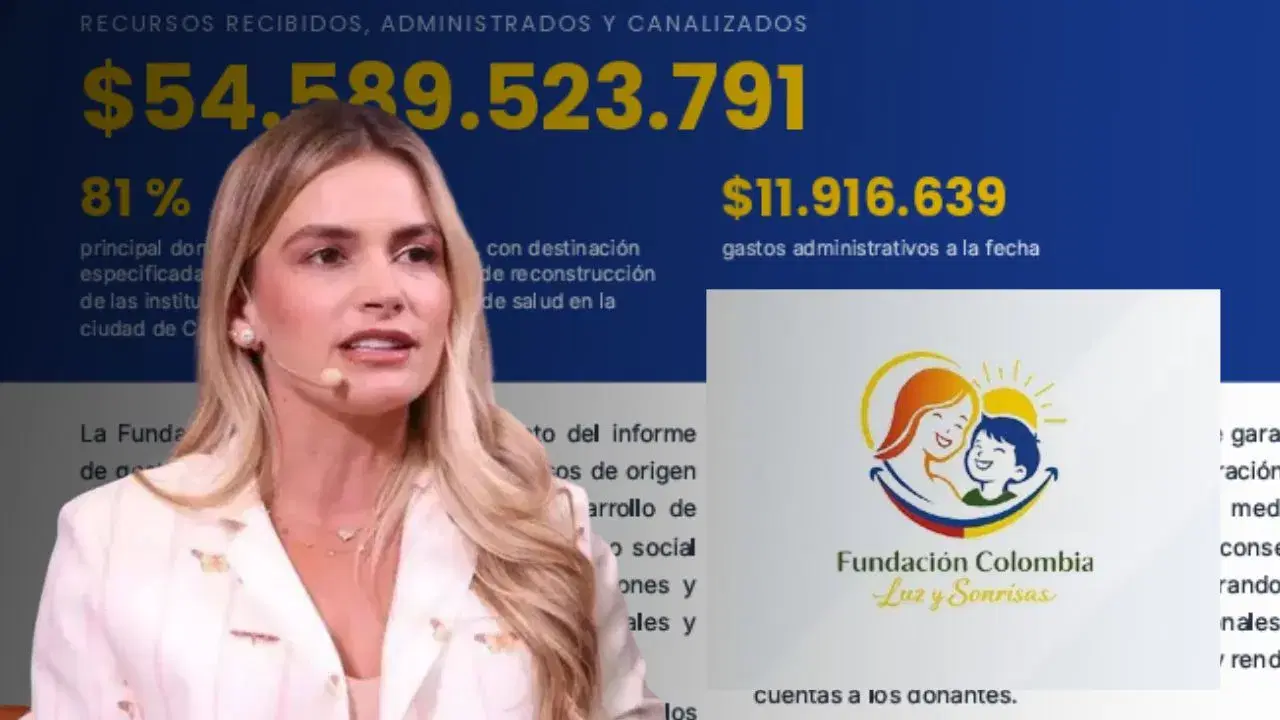 La primera dama presentó el informe de los recursos que han recogido con la Fundación Qué dice el reporte de cuentas de la Fundación Colombia Luz y Sonrisas, de Ana Lucía Pineda
