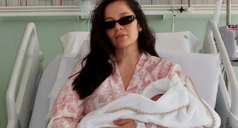Lina Tejeiro presentó a Gael, su primer hijo, nacido el 16 de septiembre. Lina Tejeiro mostró a Gael, su primer hijo, en una foto desde el hospital: nació el 16 de septiembre
