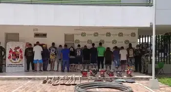 Minería ilegal en Girón (Santander) dejó 14 capturados cerca del río de Oro. Capturan a 14 personas por minería ilegal cerca del río de Oro, en Girón (Santander): esto se sabe