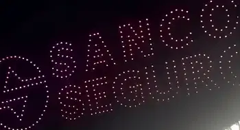 Sancor Seguros publicó un mensaje para Messi tras los silbidos en el show de drones. "Cuando está Leo, el que brilla es solo él", el mensaje de Sancor Seguros a Messi por show de drones