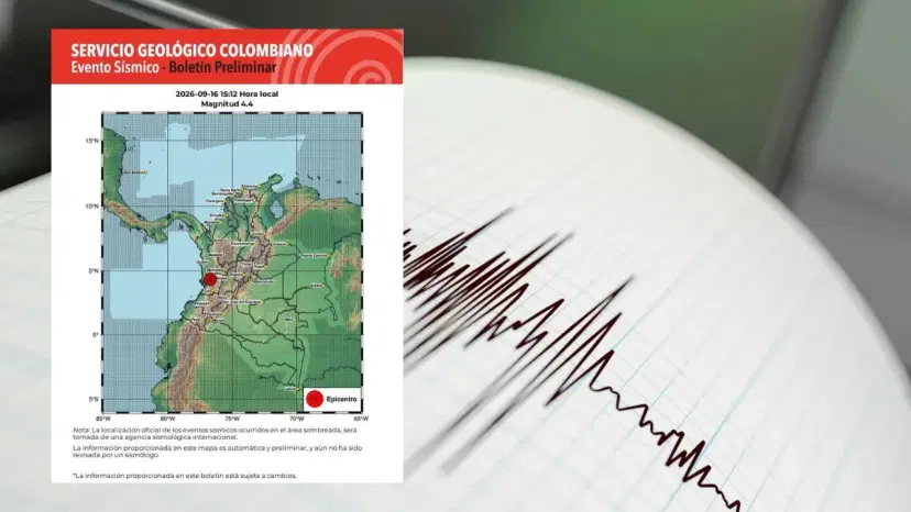 Tembló en Colombia este miércoles 16 de septiembre. Se sintió en varias ciudades Más de cinco temblores en Colombia hoy 16 de septiembre: se sintieron en Cali, Medellín y Pereira