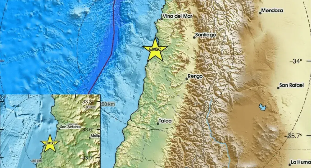 Temblor de magnitud 5,1 en Chile tuvo epicentro a 21 km de San Antonio, Valparaíso. Temblor en Chile hoy de magnitud 4,8 se sintió en Valparaíso, Santiago y O’Higgins, según Senapred