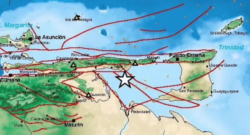 Temblor en Venezuela de magnitud 4,8 tuvo epicentro cerca de Güiria, estado Sucre. ¿Tiene que ver el temblor de este viernes en Venezuela con el terremoto de junio? Esto se sabe