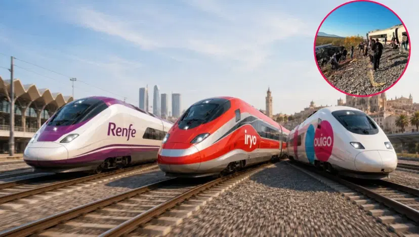 Trenes Iryo 6076 y AVE 2080 involucrados en el choque ocurrido en Toledo, España. Estos eran los trenes Iryo 6076 y AVE 2080 que chocaron en Toledo: ¿cuántos pasajeros llevaban?